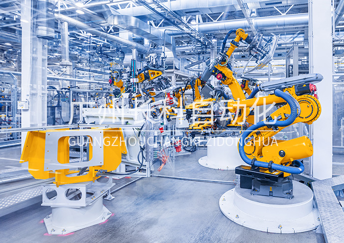 ABB机器人在汽车生产车间