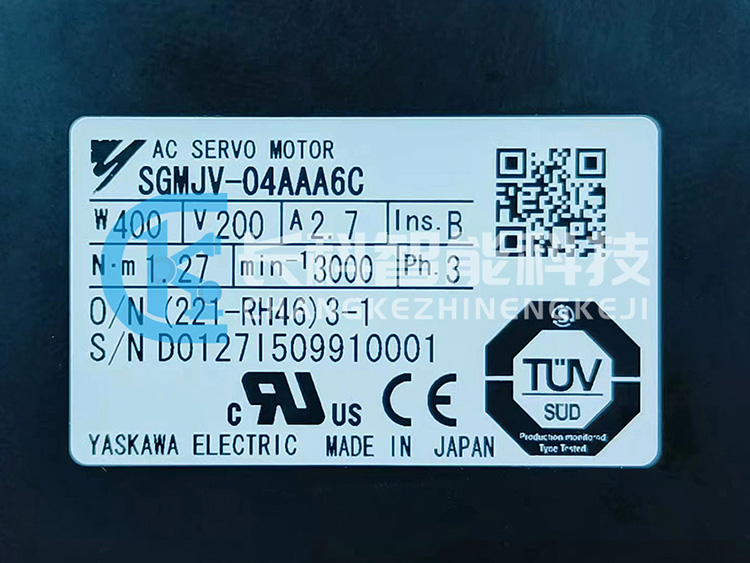 安川400W伺服电机SGMJV-04AAA6C